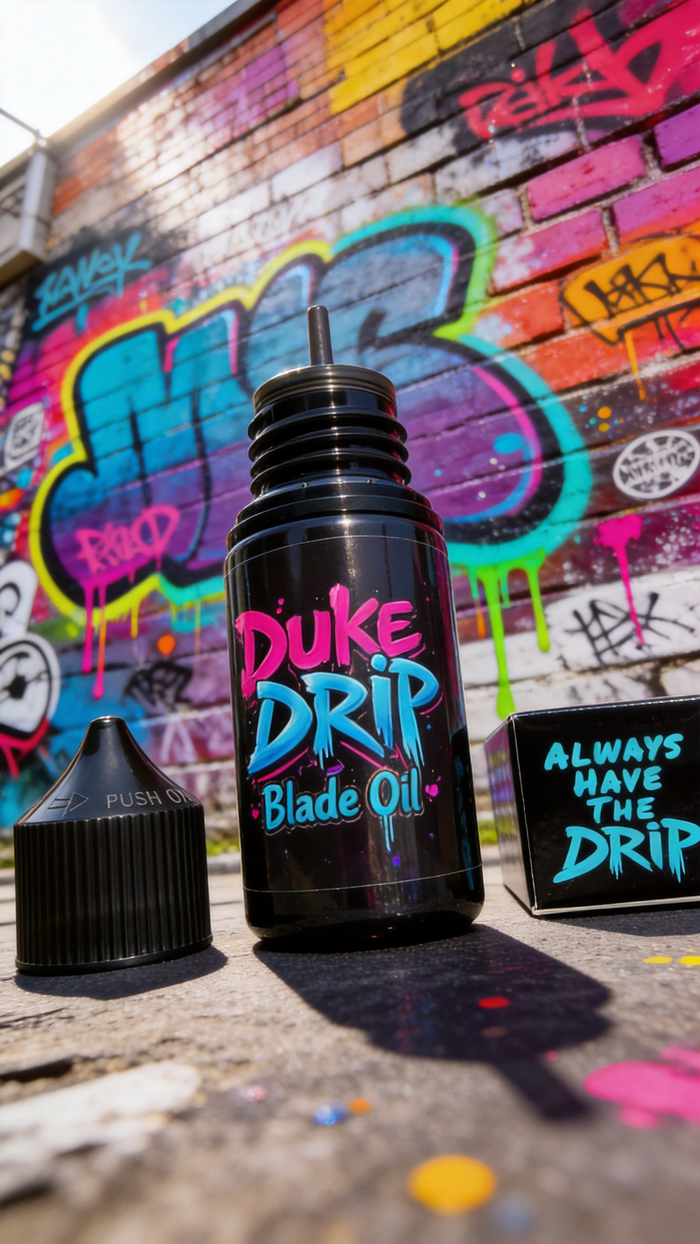 Duke Drip™ Blade & Pivot Oil | 100% Pure Japanese Tsubaki Oil